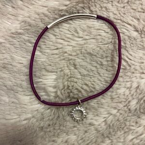 Silver Sun Charm Bracelet